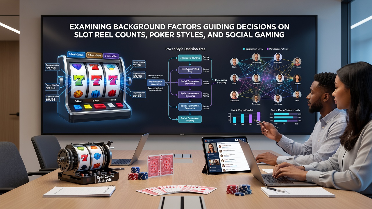 Illustration of how cultural and economic backgrounds influence poker style choices alongside social gaming platform decisions