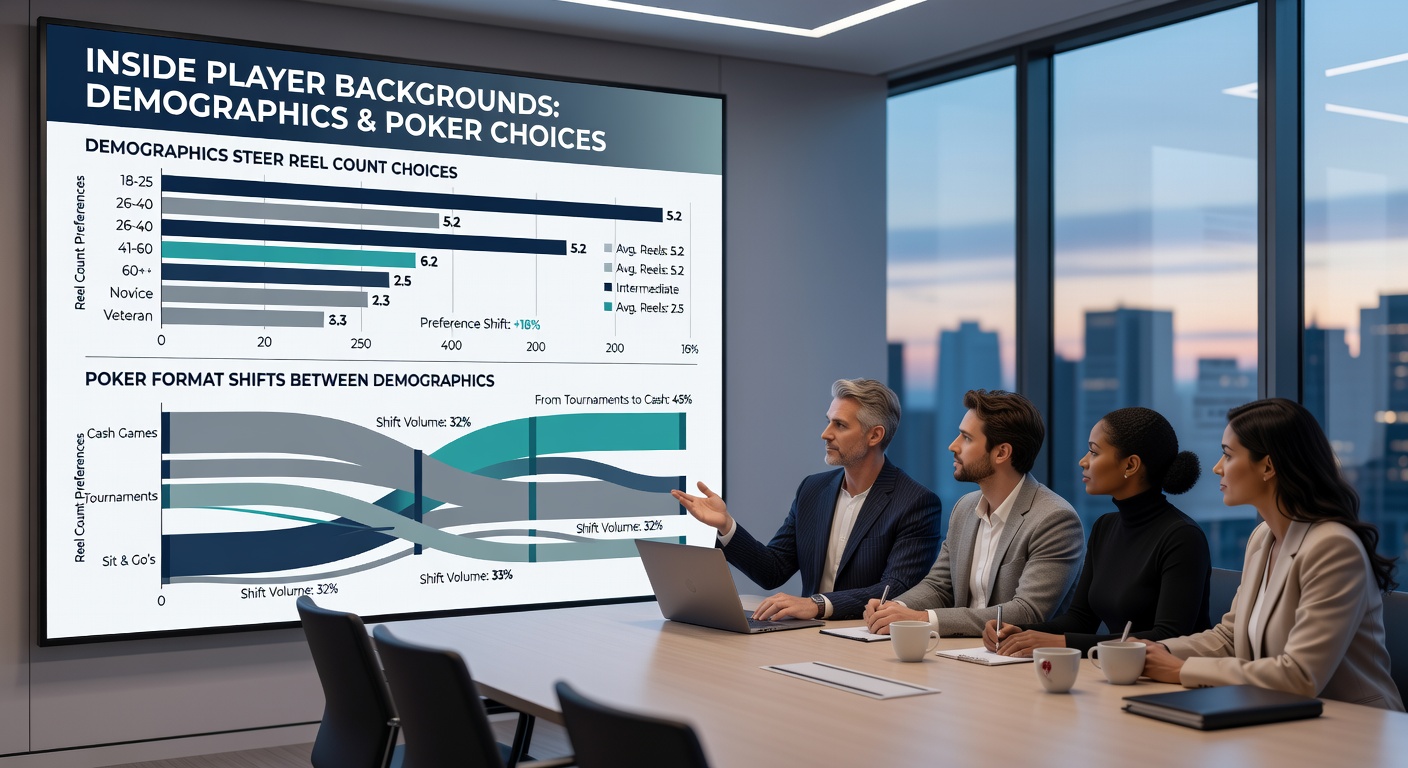 Player demographics influencing poker format transitions between online social spaces and land-based tables