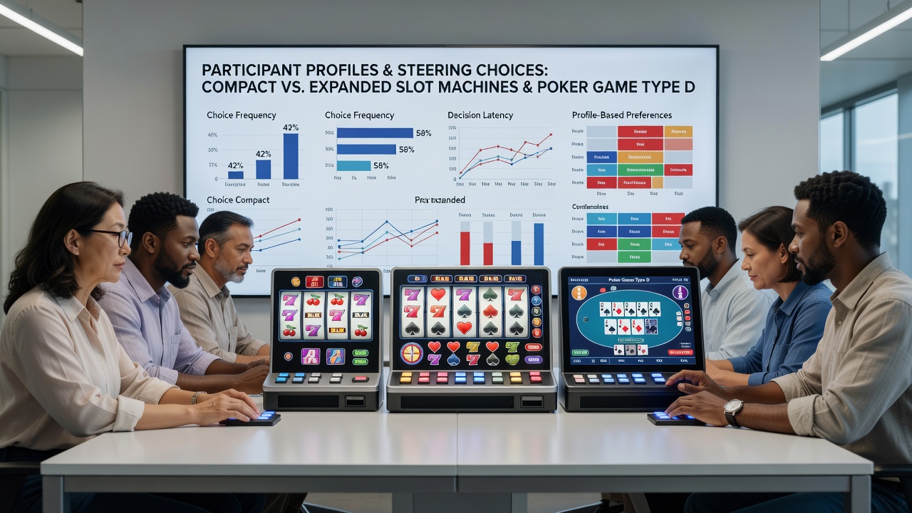 Chart displaying player profile correlations with poker game type selections in social versus standard digital platforms