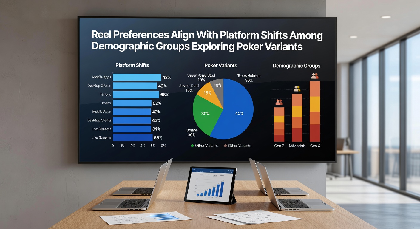 Demographic analysis of reel preferences shifting across mobile and desktop platforms alongside poker variant selections