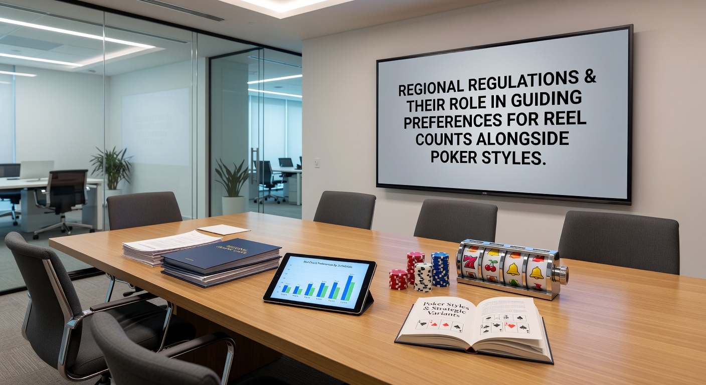 Comparison of reel count preferences and poker style distributions under varying regional regulations